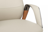 Изображение кресло rv design  napoli-m (yzpn-yr021) кожа бежевая-кэмел